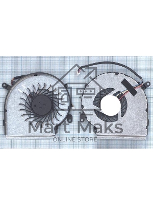 Вентилятор (кулер) для ноутбука MSI GE62VR GE72VR GP62MVR GP62VR GP72VR (GPU) 4-pin
