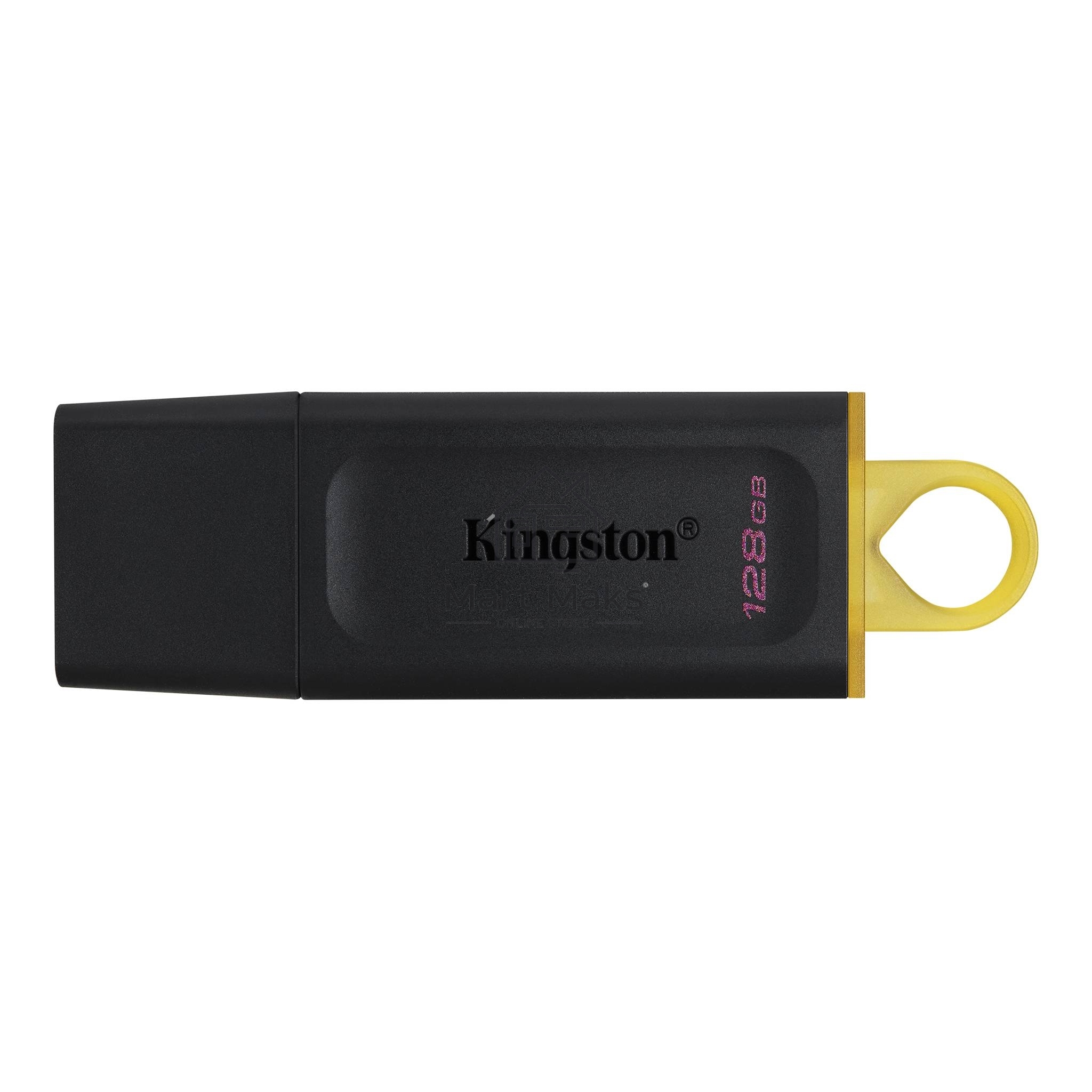 Флешка USB R/W R/W Kingston 128GB USB3.2 Gen1 DataTraveler Exodia (Black + Yellow)