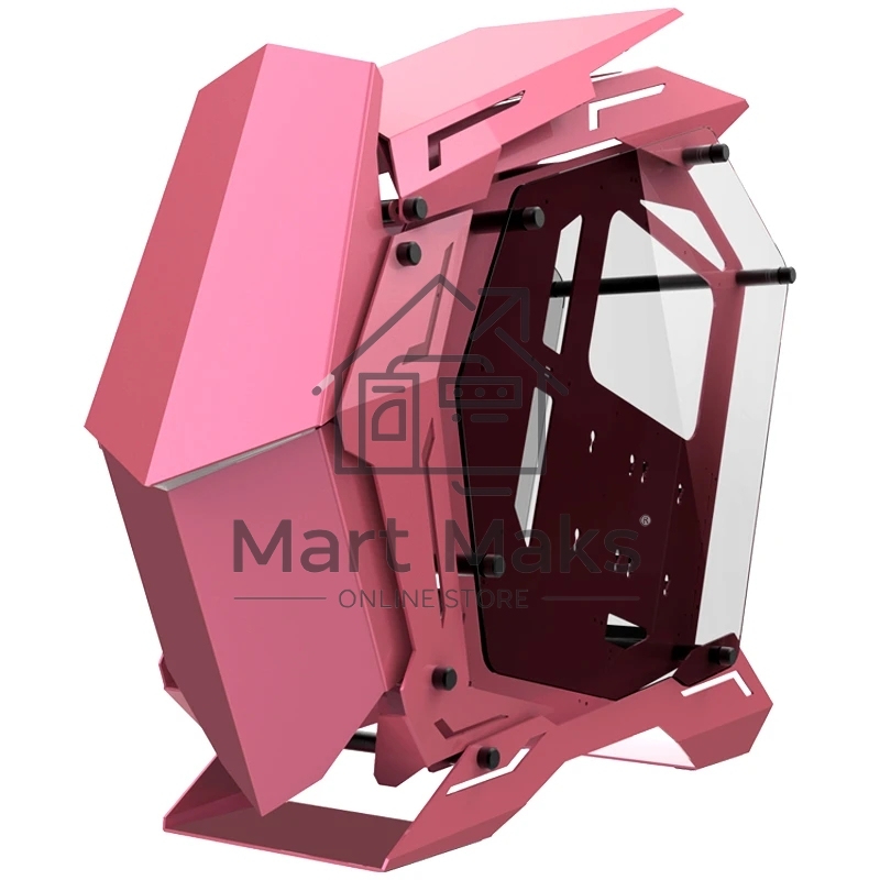 Компьютерный корпус без блока питания JONSBO MOD-3, Full-Tower, TG, no fans, 2xUSB-A 3.0, EATX, ATX, mATX, mITX Pink