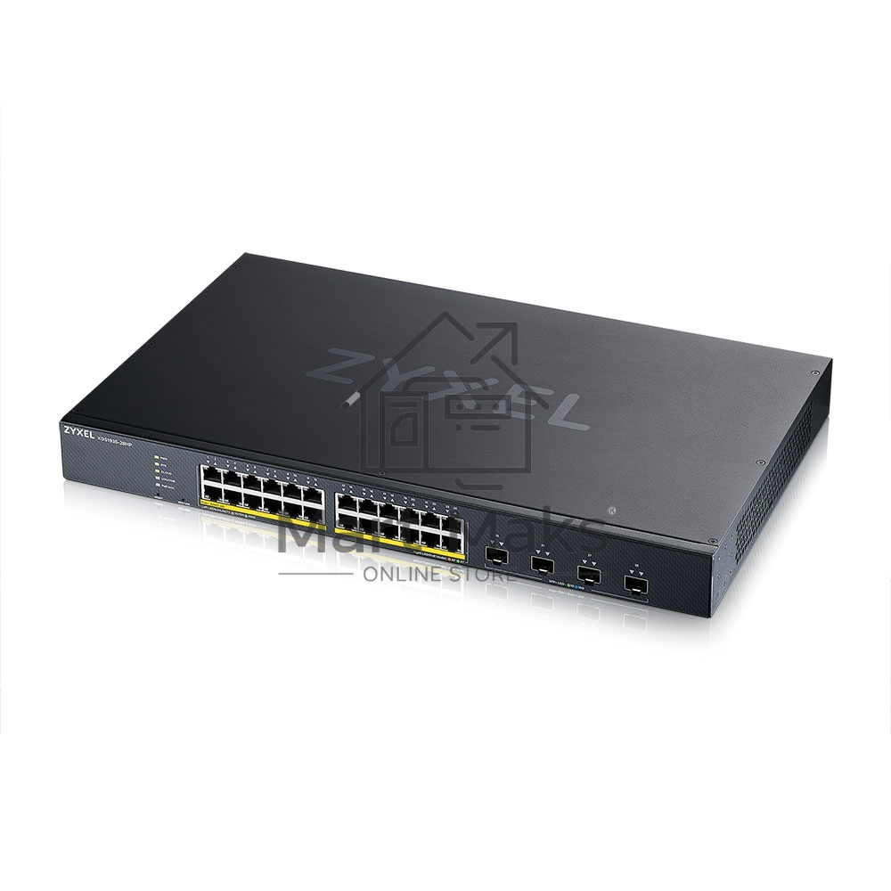 Коммутатор Smart L3 Lite PoE+ Zyxel NebulaFlex XGS1935-28HP, rack 19