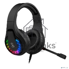 Гарнитура Bloody G230P чёрный, проводная, USB, подсветка