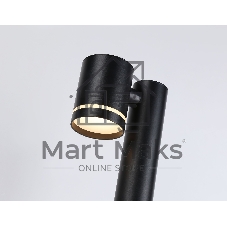 Светильник Ambrella light ST3343 BK черный IP54 GX53 max 15W 100*85*600