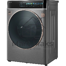 Стиральная машина Weissgauff WM 58411 Direct Drive Inverter Premium Steam Grey серая, загрузка фронтальная 11кг, 1400 об/мин., класс: A+++