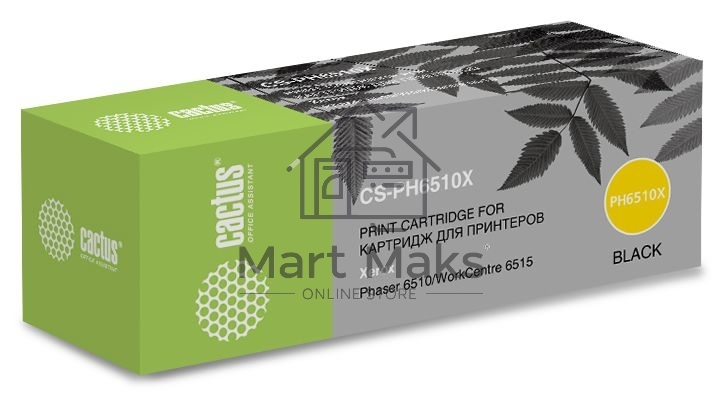 Картридж лазерный Cactus CS-PH6510X (106R03488) черный (5500 стр.) для Xerox Phaser 6510/WC6515