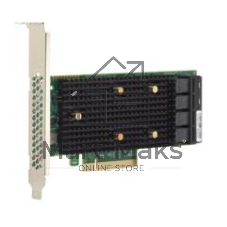 Адаптер HBA SAS 9400-16i SGL (05-50008-00), PCIe 3.1 x8 LP, Tri-Mode SAS/SATA/NVMe 12G HBA, 16port(2*int SFF8643), 3416 IOC