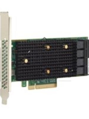 Адаптер HBA SAS 9400-16i SGL (05-50008-00), PCIe 3.1 x8 LP, Tri-Mode SAS/SATA/NVMe 12G HBA, 16port(2*int SFF8643), 3416 IOC