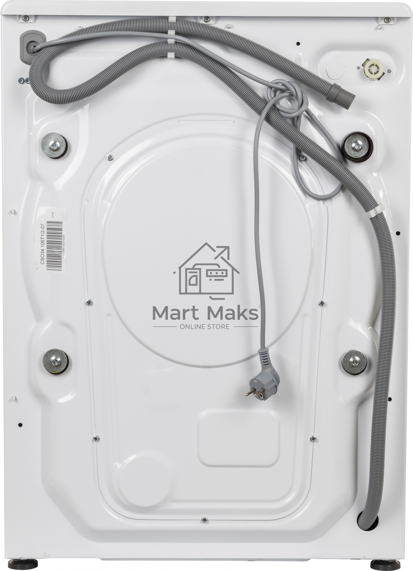 Стиральная машина Candy Smart Pro CSO34 106T1/2-07 белый, загрузка фронтальная 6 кг, 1000 об/мин., класс: А