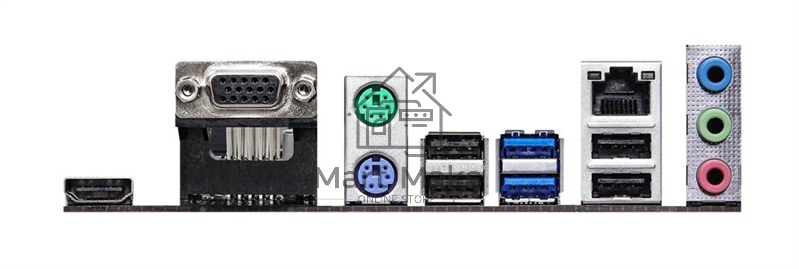 Материнская плата ASRock H510M-HVS R2.0, LGA 1200, Intel H510, 2xDDR4, 4xSATA, 1xPCIe 4.0 x16, 1xPCIe x1, 1xHDMI, 1xVGA, 1x 1Gb LAN, 2xUSB-A 3.2 Gen 1, 4xUSB 2.0, 3x3.5 мм, 7.1, mATX