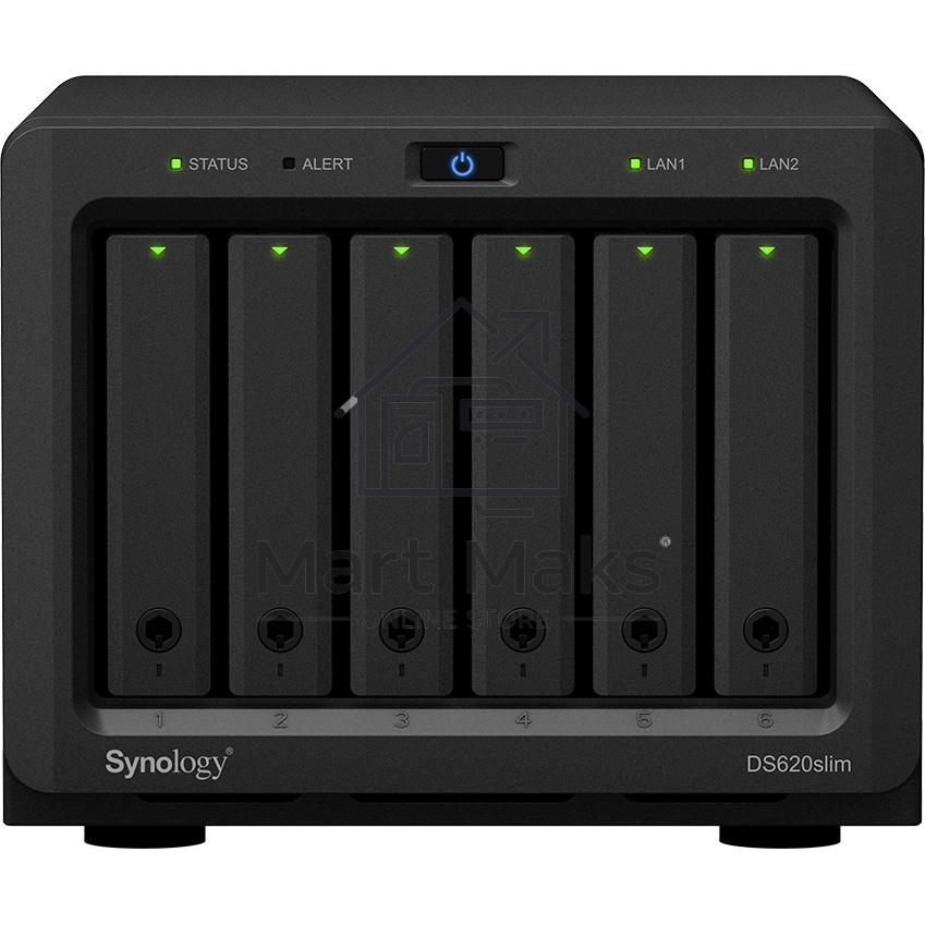 СХД настольное исполнение 6BAY NO HDD DS620SLIM SYNOLOGY