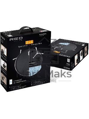 Пылесос-робот Red Solution RV-R6040S 22Вт черный
