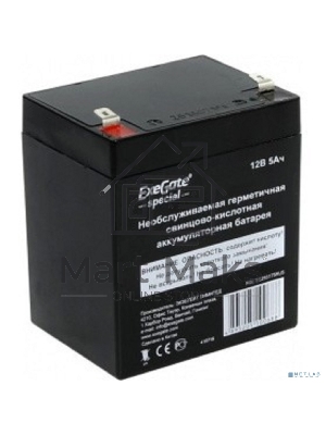 Батарея ExeGate DT 1205 (12V 5Ah, клеммы F1)