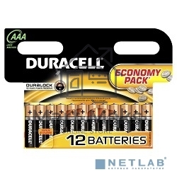 Батарейка Duracell LR03-12BL BASIC AAA (12 шт. в уп-ке)