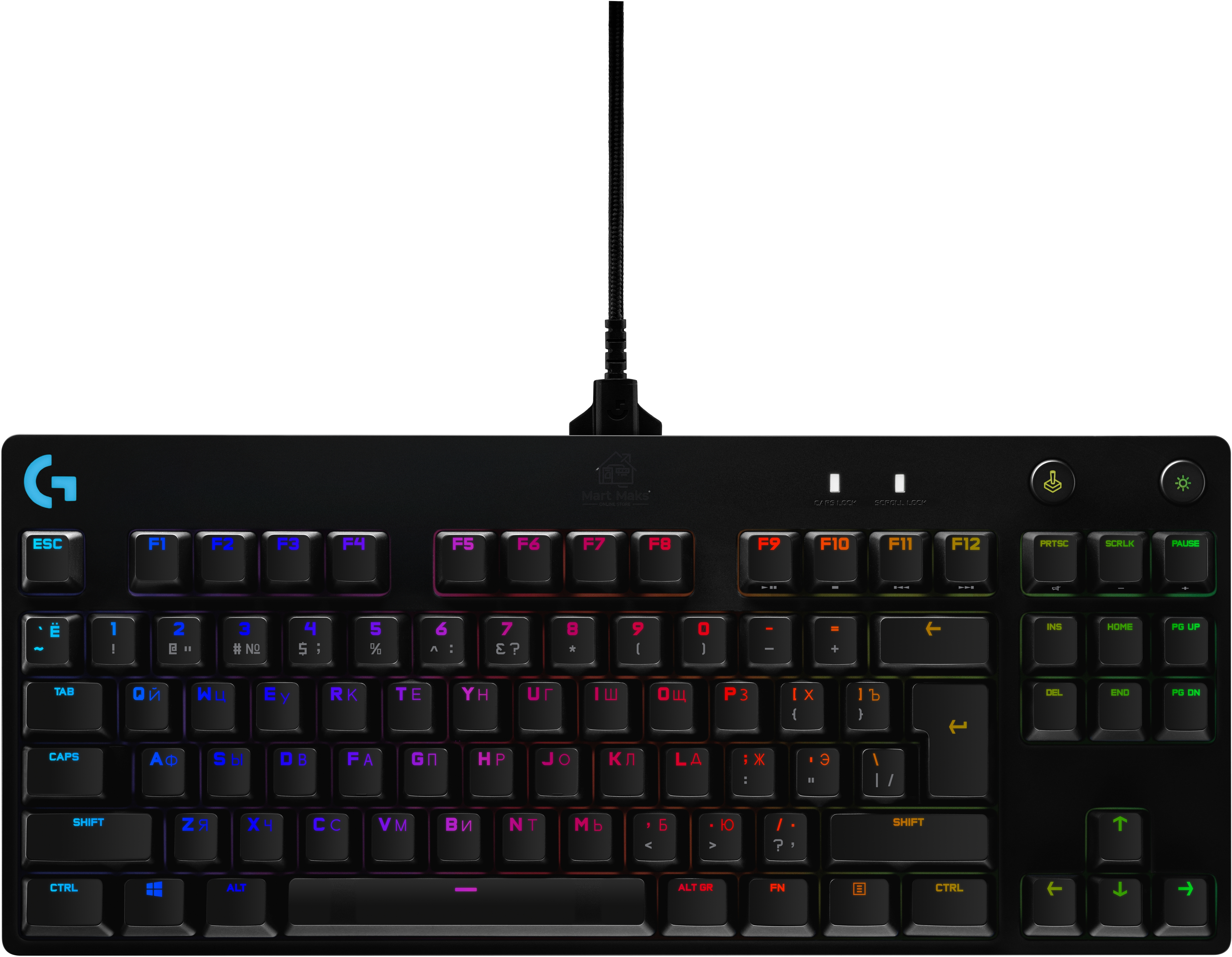 Клавиатура Logitech G Pro (920-009393) проводная, USB, черный