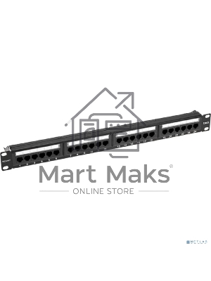 Панель коммутационная с кабельным органайзером 19