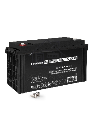Аккумуляторная батарея ExeGate DTM 12120L (12V 120Ah, болт М8)