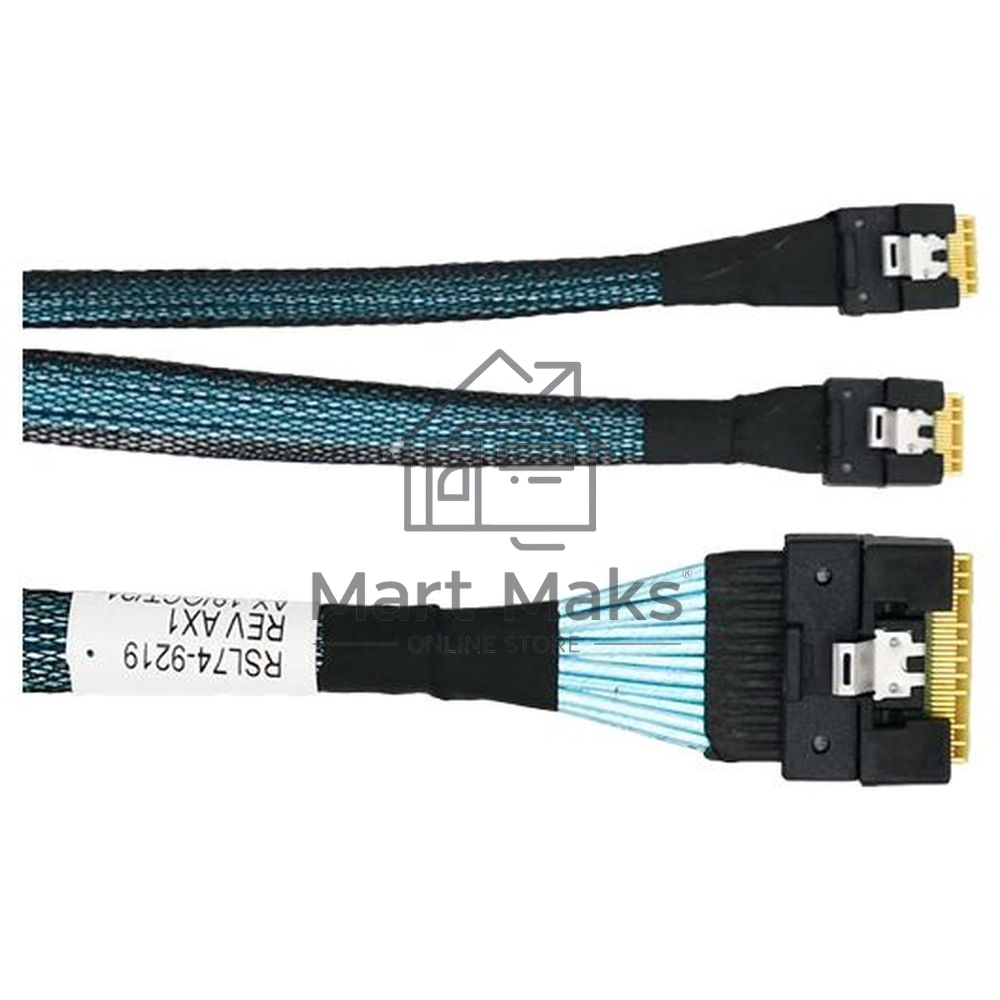 Кабель/ SFF-8654 8i/SFF-8654 4i*2-0.8M