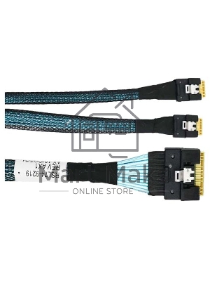 Кабель/SFF-8654 8i/SFF-8654 4i*2-0.8M