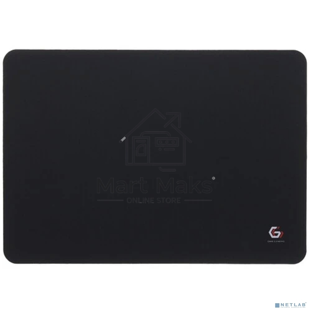 Коврик для мыши Gembird MP-35-25-BLACK, черный, 350х250х3мм, ткань+резина, пакет
