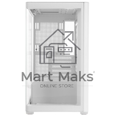 Корпус без блока питания JONSBO D300, Mini-Tower, TG, no fan, 2xUSB-A 3.2 + 1xUSB-C 3.2, mATX, mITX White