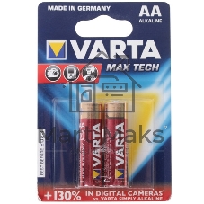 Батарейки VARTA MAX TECH AA бл 2 04706101412