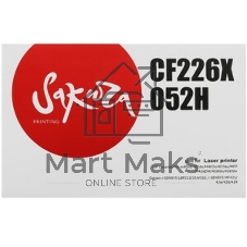 Картридж Sakura CF226X/052H для HP и Canon, черный, 9200 к.