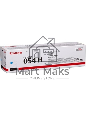 Картридж лазерный Canon 054 H C (3027C002) голубой (2300 стр.) для Canon MF645Cx/MF643Cdw/MF641Cw/LBP623Cdw/621Cw
