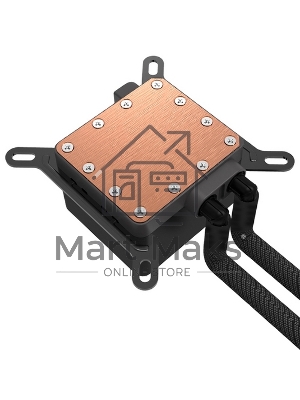 Жидкостная система охлаждения Alseye H240 черный, 120 мм, алюминий/медь, 2000 об/мин, 35.2 дБ, 4 pin, 180 Вт