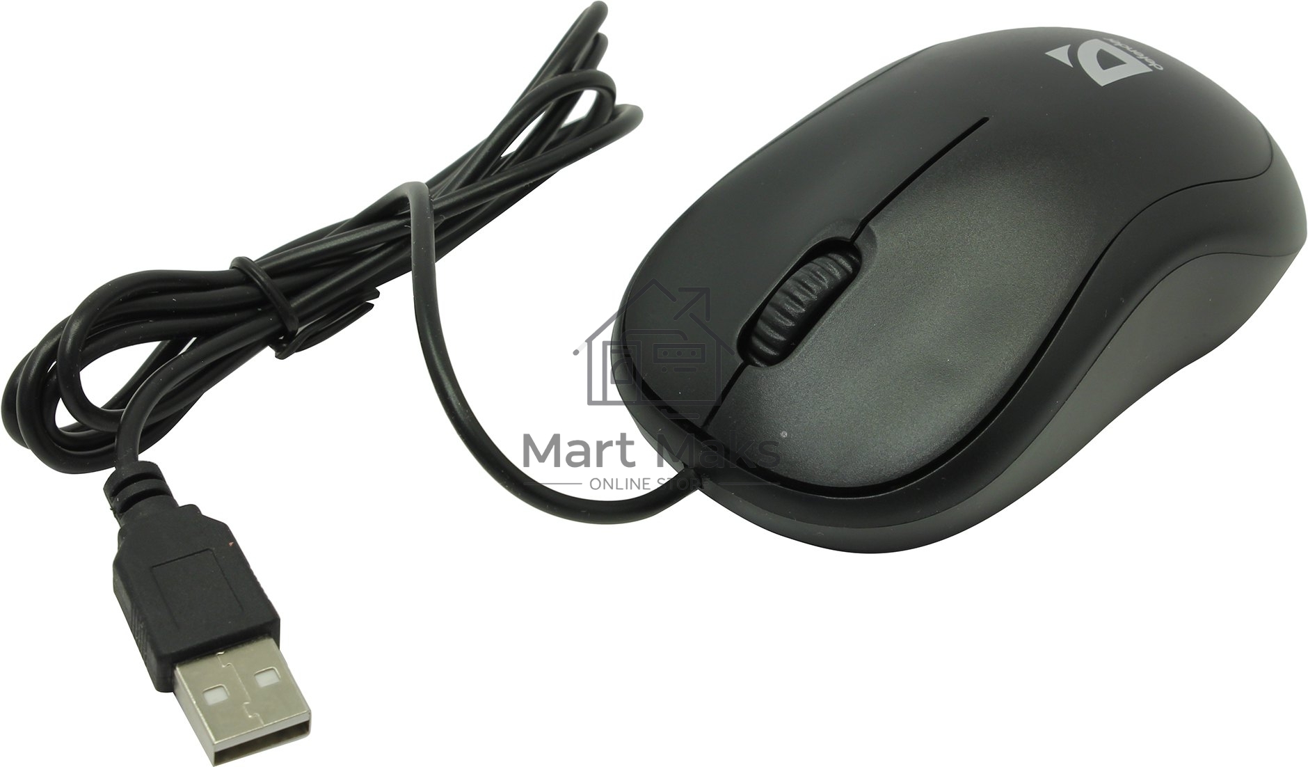 Мышь проводная Defender Patch MS-759 черный, 1000 dpi, USB, кнопки - 3