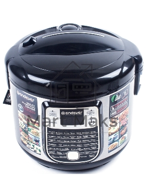 Мультиварка Endever Vita-95, мощность 1000 Вт, черный/стальной, емкость 5л, 45 авторежимов работы, книга рецептов