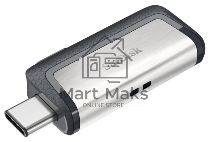 Флешка USB R/W 64GB SanDisk Ultra Dual Drive Luxe, USB 3.1 - USB Type-C
