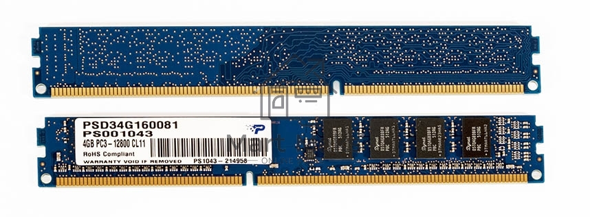 Оперативная память Patriot, DDR3, 4GB (1x4 GB), 1600 MHz, CL11, DIMM