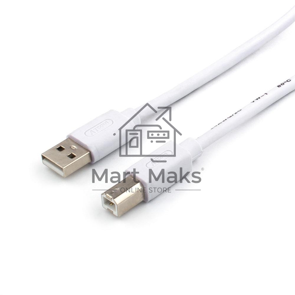 Кабель USB 2.0 (A-B) 3.0 м Atcom (AT8099)