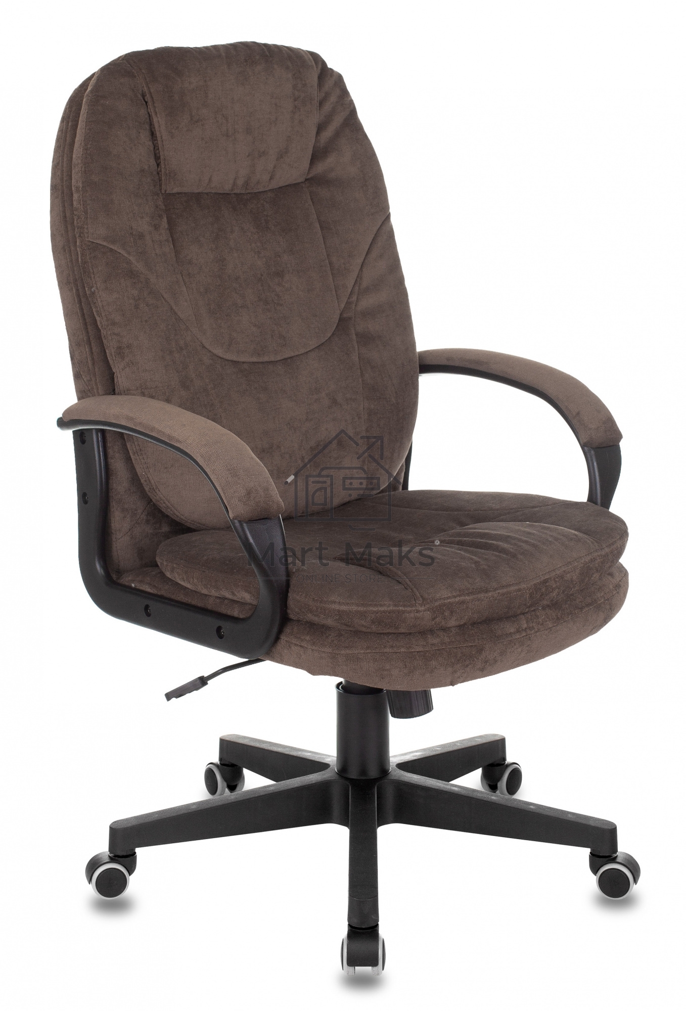 Кресло руководителя Бюрократ CH-868N Fabric Light-10 коричневый, крестовина пластик