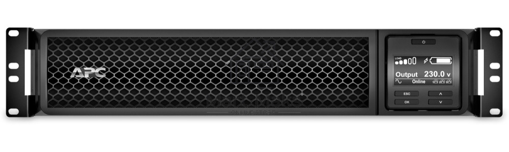 Источник бесперебойного питания APC Smart-UPS SRT, 1000VA/1000W, On-Line, Extended-run, Rack 2U (Tower convertible), черный