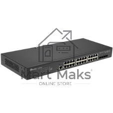 Коммутатор управляемый TP-Link TL-SG3428XPP-M2 JetStream уровня 2+ с 24 портами 2,5 Gbит/с (8 портов PoE++, 16 портов PoE+) и 4 портами SFP+ 10 Gbит/с