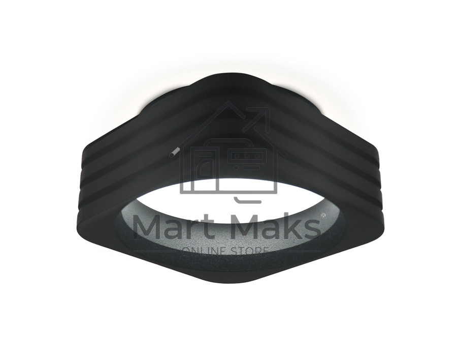 Светильник Ambrella light TN306 SBK черный песок GU5.3 86*86*60