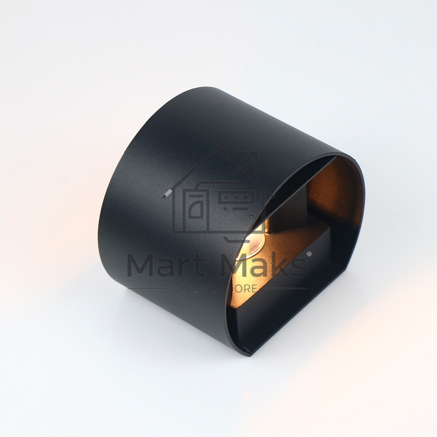 Фасадный светильник General GWL-G9-5-ROUND-IP65 Черный Круглый Лайтвэйв