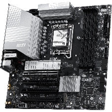 Материнская плата MSI PRO B860M-A WIFI6E, LGA1851, Intel B860, 4xDDR5, 4xSATA, 3xM.2 PCIe, 4xPCIe x16 (1x5.0 x16, 3x4.0), 1xHDMI, 1xDisplayPort, 1x 5Gb LAN, 6xUSB (2xUSB 2.0, 2xUSB 5Gbps Type-A, 1xUSB 5Gbps Type-C, 1xUSB 10Gbps Type-A), 3x3.5 мм, 7.1, mATX