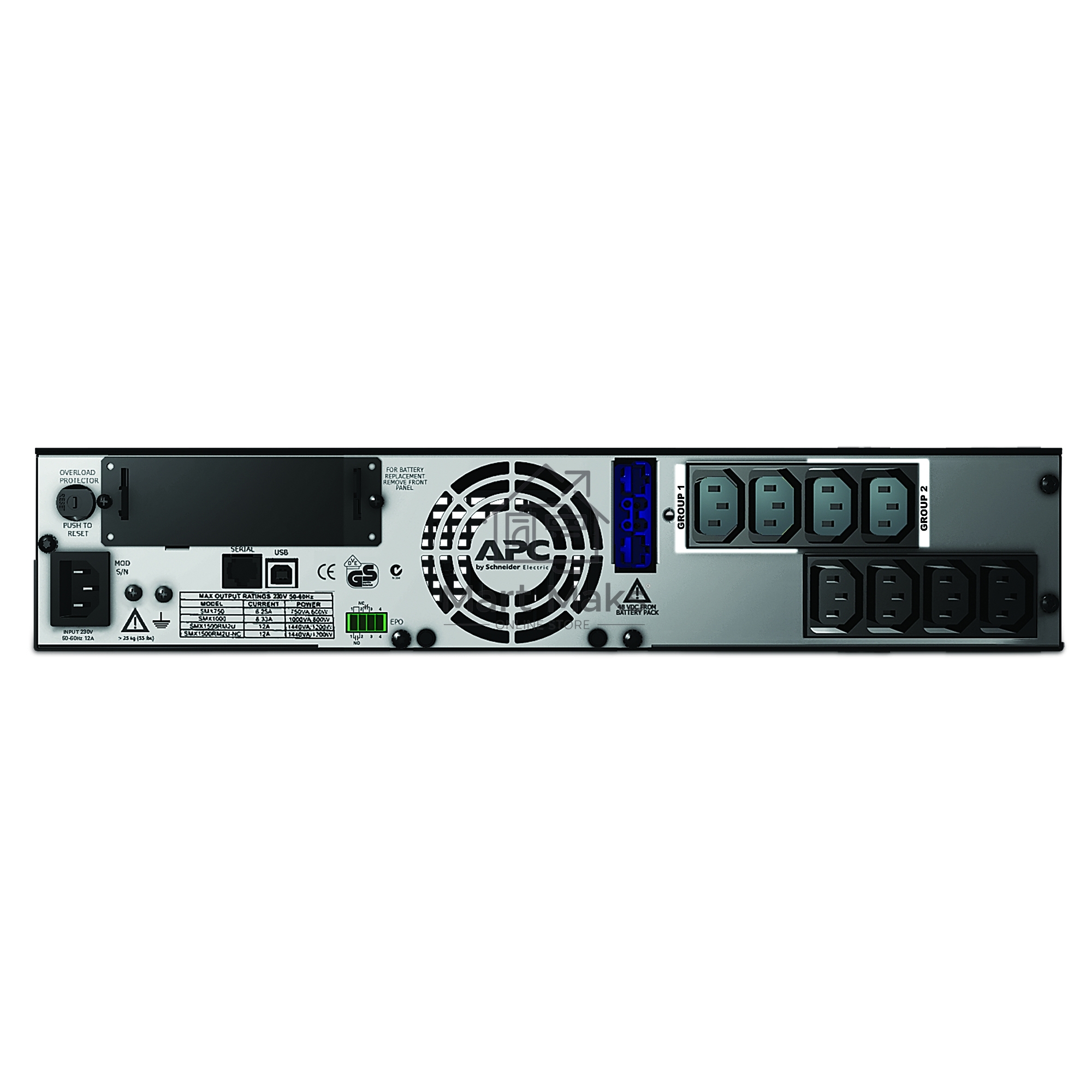 Источник бесперебойного питания APC Smart-UPS X SMX1000I 800Вт 1000ВА черный