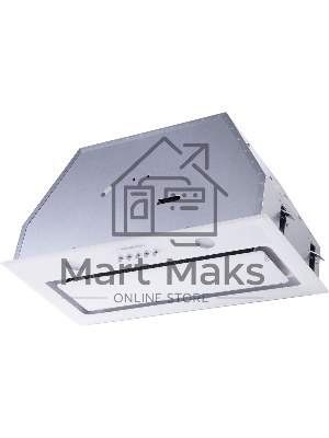 Вытяжка встраиваемая Maunfeld TRAPEZE 601GG белый, 60 см, 1150 куб. м/ч, 54 дБ