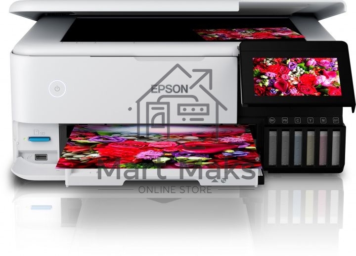 МФУ струйный Epson L8160 (C11CJ20404/403/402) A4 Duplex Net WiFi USB RJ-45 черно-белый