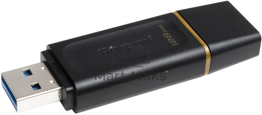 Флешка USB R/W R/W Kingston 128GB USB3.2 Gen1 DataTraveler Exodia (Black + Yellow)