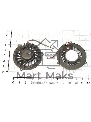 Вентилятор (кулер) для ноутбука MSI 163 EX600 PR600 VR200 VR600 VX600 LG E500 VER-1