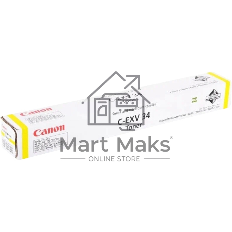 Картридж лазерный Canon C-EXV34Y жёлтый (16000 стр.) для Canon iR C9060/C9065/C9070