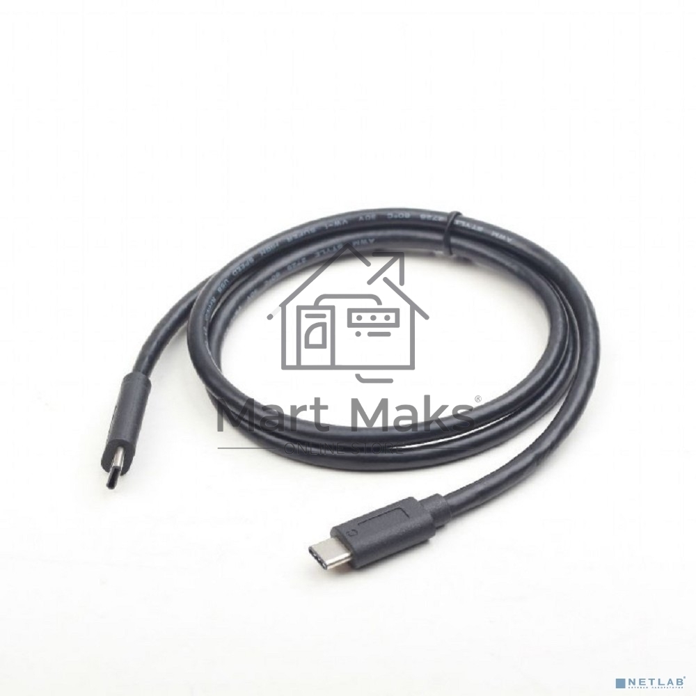 Кабель USB Cablexpert CCP-USB3.1-CMCM-2M, USB3.1 Type-C/USB3.1 Type-C, 2м, пакет