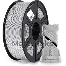 Пластик для принтера 3D Cactus CS-3D-PLA-1KG-SILVER PLA d1.75мм 1кг 1цв.