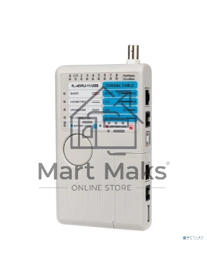 Тестер кабеля универсальный 5 в 1 RJ-45+RJ-11+1394+USB+BNC 3468 Rexant