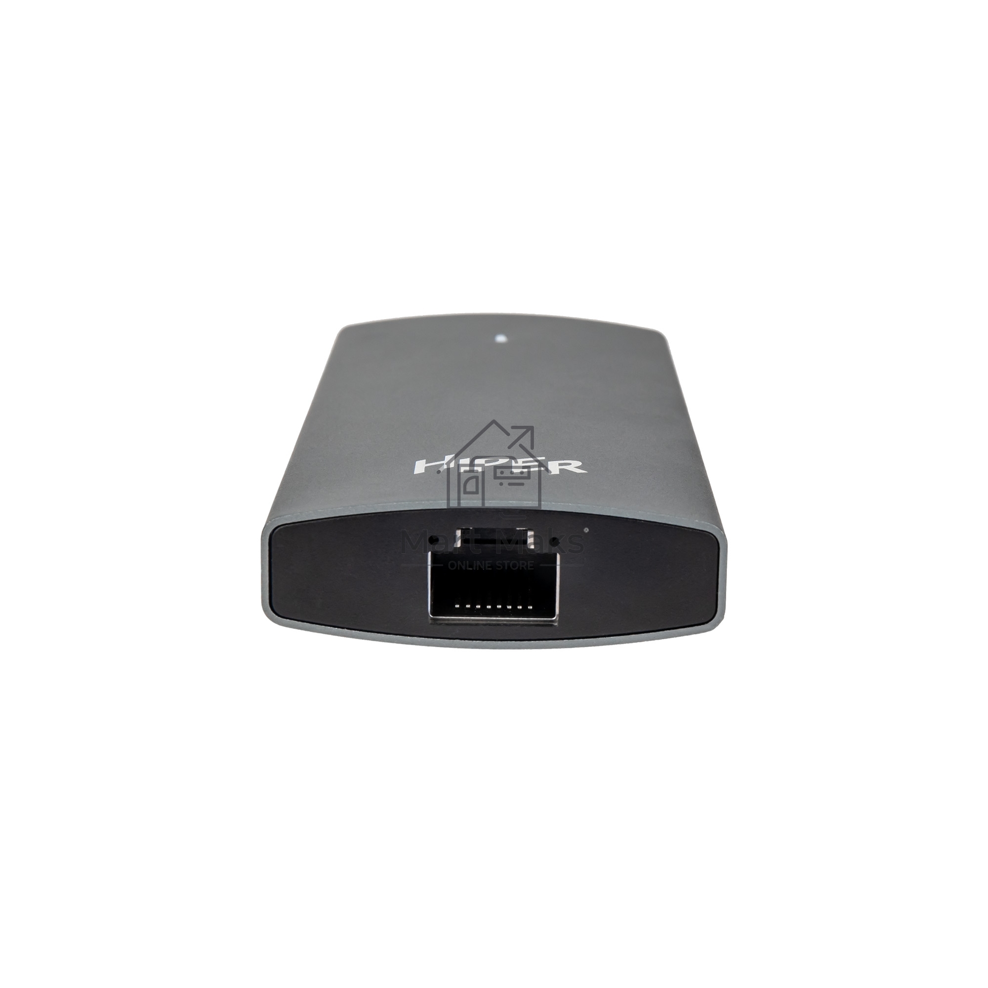 Док-станция HIPER Docking station USB-C HUB 6in1 (1*USB-C 100W PD, 1*HDMI 4K@60Hz, 2*USB-A 3.0 (5Gbps data), 1*USB-C 3.0 (5Gbps data), 1*RJ45 Gb)