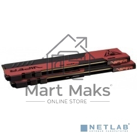 Оперативная память Patriot Viper Elite II, DDR4, 16GB (2x8 GB), 4000 MHz, CL20, DIMM, радиатор, красный, черный