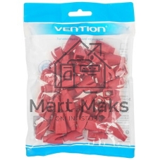 Колпачки изолирующие Vention для разъемов RJ-45 (50 шт.) красный